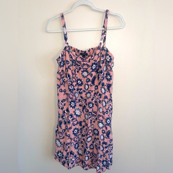 Torrid Pink Floral Adjustable Straps Sundress size 1X - Picture 1 of 4